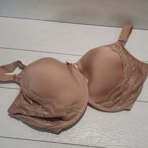 Elomi beige full coverage underwire bra
